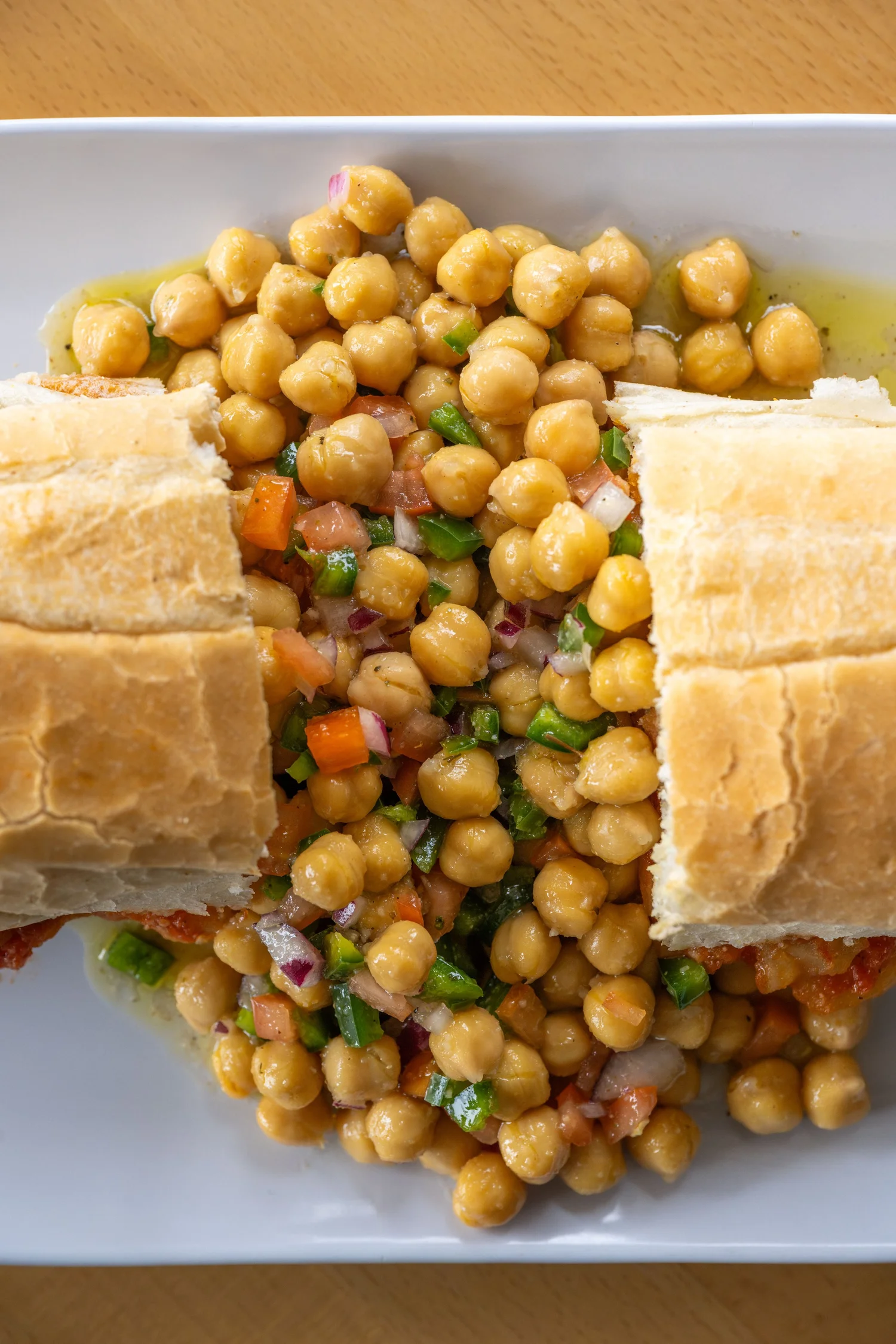 Ertib Ethiopian potato sandwich